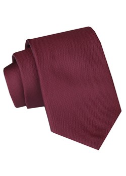 Klasyczny, Szeroki Krawat Męski CHATTIER - Bordowy KRCH1357 ze sklepu JegoSzafa.pl w kategorii Krawaty - zdjęcie 160042770