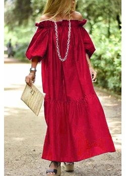 Sukienka RENSALDA RED ze sklepu Ivet Shop w kategorii Sukienki - zdjęcie 160047922