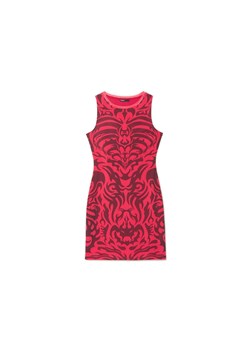 Cropp - Wzorzysta sukienka mini - różowy ze sklepu Cropp w kategorii Sukienki - zdjęcie 160084690