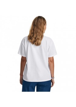 Damski t-shirt z nadrukiem Under Armour UA Make All Heavyweight SS - biały ze sklepu Sportstylestory.com w kategorii Bluzki damskie - zdjęcie 160204350