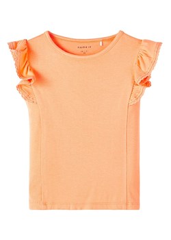 name it Koszulka &quot;Julia&quot; w kolorze pomarańczowym ze sklepu Limango Polska w kategorii Bluzki dziewczęce - zdjęcie 160205332