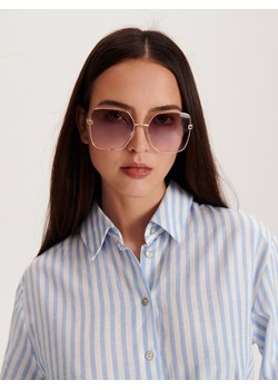 Reserved - Okulary przeciwsłoneczne - fioletowy ze sklepu Reserved w kategorii Okulary przeciwsłoneczne damskie - zdjęcie 160212542