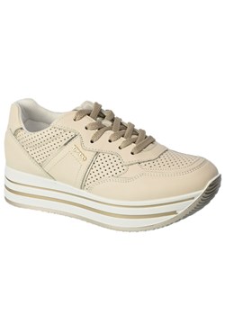 Sneakersy Igi&Co 3661122 Skórzane Capra Morbidone.Natu ze sklepu EuroButy.com.pl w kategorii Buty sportowe damskie - zdjęcie 160256952