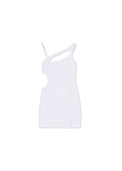 Cropp - Biała sukienka z wycięciami - biały ze sklepu Cropp w kategorii Sukienki - zdjęcie 160284553