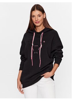 Guess Bluza W3YQ09 K9Z21 Czarny Regular Fit ze sklepu MODIVO w kategorii Bluzy damskie - zdjęcie 160318024