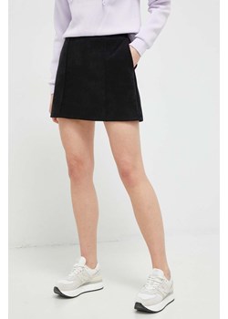Guess spódnica kolor czarny mini prosta ze sklepu ANSWEAR.com w kategorii Spódnice - zdjęcie 160335194