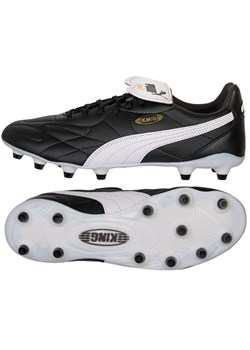 Buty piłkarskie Puma King Top FG/AG M 107348-01 czarne czarne ze sklepu ButyModne.pl w kategorii Buty sportowe męskie - zdjęcie 160416130