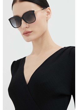 Michael Kors okulary przeciwsłoneczne AVELLINO damskie kolor czarny 0MK2169 ze sklepu ANSWEAR.com w kategorii Okulary przeciwsłoneczne damskie - zdjęcie 160427361