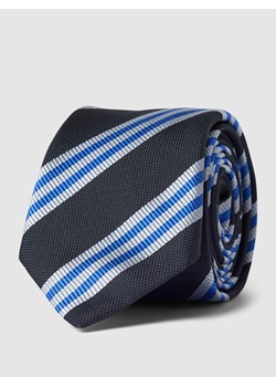 Krawat ze wzorem w paski model ‘VARSITY’ ze sklepu Peek&Cloppenburg  w kategorii Krawaty - zdjęcie 160498610
