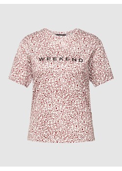 T-shirt z kwiatowym wzorem na całej powierzchni model ‘Fiorina’ ze sklepu Peek&Cloppenburg  w kategorii Bluzy damskie - zdjęcie 160500752