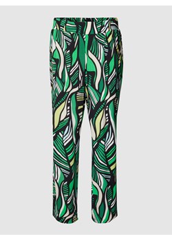 Spodnie z czystej wiskozy z poszerzaną nogawką ze sklepu Peek&Cloppenburg  w kategorii Spodnie damskie - zdjęcie 160509562
