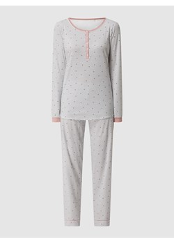 Piżama o kroju modern fit z dżerseju ze sklepu Peek&Cloppenburg  w kategorii Piżamy damskie - zdjęcie 160515342