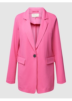 Długi żakiet z zapięciem na guzik model ‘Nanni’ ze sklepu Peek&Cloppenburg  w kategorii Marynarki damskie - zdjęcie 160520114