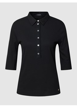 Koszulka polo o prążkowanej fakturze model ‘ESSENTIALS’ ze sklepu Peek&Cloppenburg  w kategorii Bluzki damskie - zdjęcie 160521034