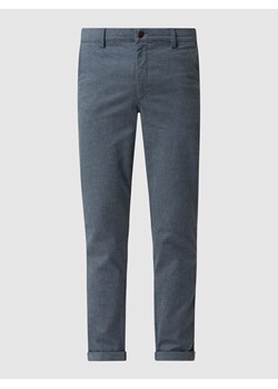 Chinosy o kroju slim fit z dodatkiem streczu model ‘Marco’ ze sklepu Peek&Cloppenburg  w kategorii Spodnie męskie - zdjęcie 160521630