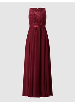 Suknia ślubna z koronki i szyfonu ze sklepu Peek&Cloppenburg  w kategorii Sukienki - zdjęcie 160529962