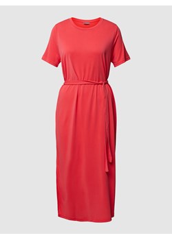 Sukienka midi z wiązanym paskiem model ‘Zenia’ ze sklepu Peek&Cloppenburg  w kategorii Sukienki - zdjęcie 160542670