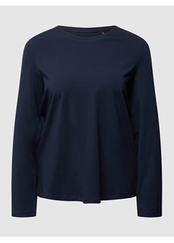Bluzka z długim rękawem z nadrukiem z logo ze sklepu Peek&Cloppenburg  w kategorii Bluzki damskie - zdjęcie 160557961