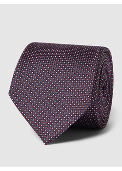 Krawat z jedwabiu (7 cm) model ‘FAKE SOLID TEXTURE’ ze sklepu Peek&Cloppenburg  w kategorii Krawaty - zdjęcie 160564551