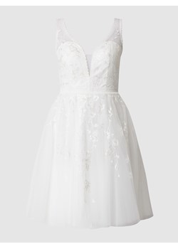 Suknia ślubna z tiulu z haftami ze sklepu Peek&Cloppenburg  w kategorii Sukienki - zdjęcie 160565152
