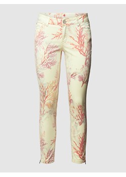 Spodnie ze wzorem na całej powierzchni model ‘ITALY’ ze sklepu Peek&Cloppenburg  w kategorii Spodnie damskie - zdjęcie 160572263