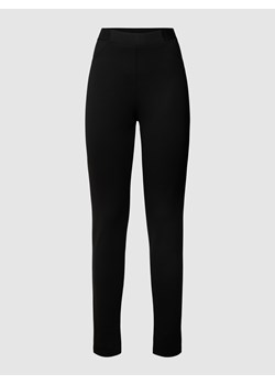 Spodnie z dodatkiem streczu i elastycznym paskiem z logo ze sklepu Peek&Cloppenburg  w kategorii Spodnie damskie - zdjęcie 160572814
