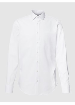Koszula biznesowa o kroju Slim Fit z mankietami na spinki ze sklepu Peek&Cloppenburg  w kategorii Koszule męskie - zdjęcie 160573803