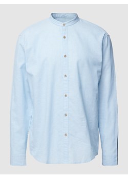 Koszula casualowa o kroju tailored fit ze stójką ze sklepu Peek&Cloppenburg  w kategorii Koszule męskie - zdjęcie 160583511