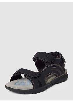 Sandały z detalami z logo model ‘SPHERICA’ ze sklepu Peek&Cloppenburg  w kategorii Sandały męskie - zdjęcie 160584513