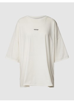 T-shirt z nadrukiem z logo — AMP X P&C ze sklepu Peek&Cloppenburg  w kategorii Bluzki damskie - zdjęcie 160594120