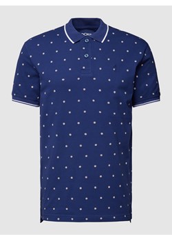 Koszulka polo ze wzorem na całej powierzchni model ‘PIQUÈ’ ze sklepu Peek&Cloppenburg  w kategorii T-shirty męskie - zdjęcie 160595270