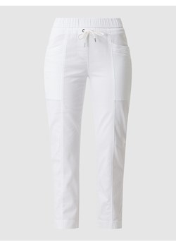 Spodnie sportowe skrócone z dodatkiem streczu model ‘Sue’ ze sklepu Peek&Cloppenburg  w kategorii Spodnie damskie - zdjęcie 160600104