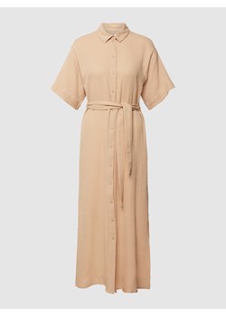 Sukienka koszulowa z wiązanym paskiem model ‘NATALI’ ze sklepu Peek&Cloppenburg  w kategorii Sukienki - zdjęcie 160605693