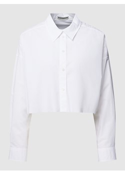 Bluzka koszulowa krótka z listwą guzikową model ‘ADU’ ze sklepu Peek&Cloppenburg  w kategorii Koszule damskie - zdjęcie 160618954