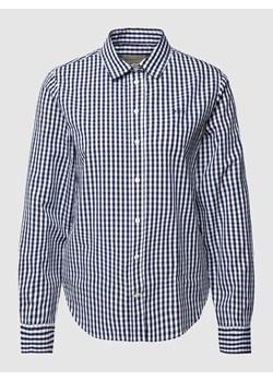 Bluzka koszulowa z bawełny ze wzorem w kratkę vichy ze sklepu Peek&Cloppenburg  w kategorii Koszule damskie - zdjęcie 160641561