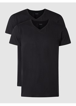 T-shirt z bawełny w zestawie 2 szt. ze sklepu Peek&Cloppenburg  w kategorii T-shirty męskie - zdjęcie 160645541