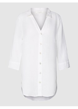 Bluzka lniana z listwą guzikową ze sklepu Peek&Cloppenburg  w kategorii Bluzki damskie - zdjęcie 160647750