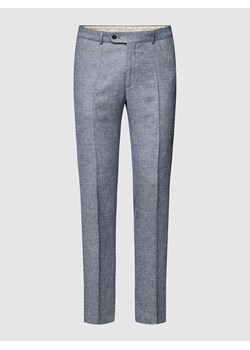 Spodnie do garnituru z delikatnym tkanym wzorem model ‘Shiver’ ze sklepu Peek&Cloppenburg  w kategorii Spodnie męskie - zdjęcie 160648731
