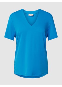 T-shirt z dekoltem w serek ze sklepu Peek&Cloppenburg  w kategorii Bluzki damskie - zdjęcie 160652252