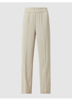 Luźne spodnie z dodatkiem streczu model ‘Labena’ ze sklepu Peek&Cloppenburg  w kategorii Spodnie damskie - zdjęcie 160654080