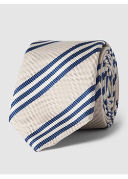 Krawat ze wzorem w paski model ‘VARSITY’ ze sklepu Peek&Cloppenburg  w kategorii Krawaty - zdjęcie 160661080