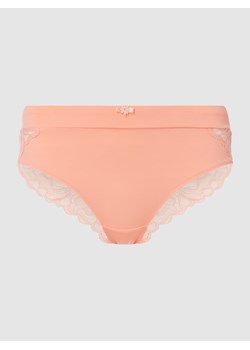 Majtki PLUS SIZE z mikrowłókna i koronki model ‘Valencia’ ze sklepu Peek&Cloppenburg  w kategorii Majtki damskie - zdjęcie 160663694