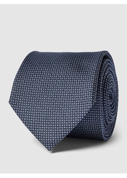 Krawat z jedwabiu (7 cm) model ‘FAKE SOLID TEXTURE’ ze sklepu Peek&Cloppenburg  w kategorii Krawaty - zdjęcie 160670750