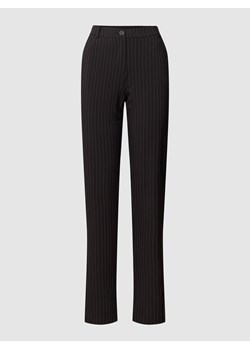 Spodnie materiałowe o kroju slim fit ze wzorem w cienkie prążki model ‘ONLKIYA’ ze sklepu Peek&Cloppenburg  w kategorii Spodnie damskie - zdjęcie 160714184