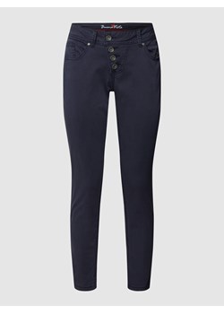 Spodnie z detalem z logo model ‘Malibu’ ze sklepu Peek&Cloppenburg  w kategorii Spodnie damskie - zdjęcie 160718341