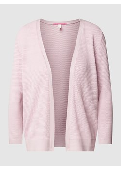 Kurtka z dzianiny z fakturowanym wzorem model ‘Schildkröte’ ze sklepu Peek&Cloppenburg  w kategorii Swetry damskie - zdjęcie 160724002