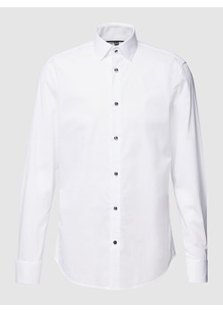 Koszula biznesowa o kroju Slim Fit z mankietami na spinki ze sklepu Peek&Cloppenburg  w kategorii Koszule męskie - zdjęcie 160724782