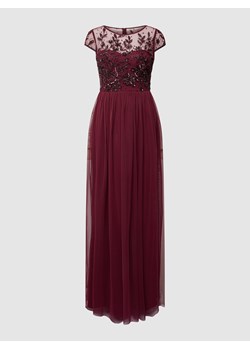 Sukienka wieczorowa z ozdobnym obszyciem ze sklepu Peek&Cloppenburg  w kategorii Sukienki - zdjęcie 160726050