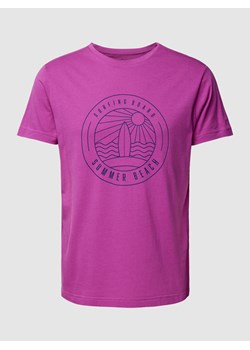 T-shirt z nadrukiem z logo model ‘Night & Day’ ze sklepu Peek&Cloppenburg  w kategorii T-shirty męskie - zdjęcie 160730912