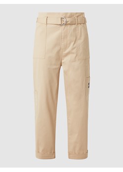 Spodnie cargo z bawełny ekologicznej i elastanu ze sklepu Peek&Cloppenburg  w kategorii Spodnie damskie - zdjęcie 160731764